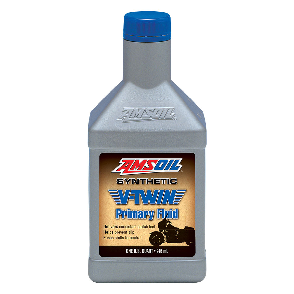 AMSOIL 100% Synthetic V-Twin Primary Fluid ボトル画像