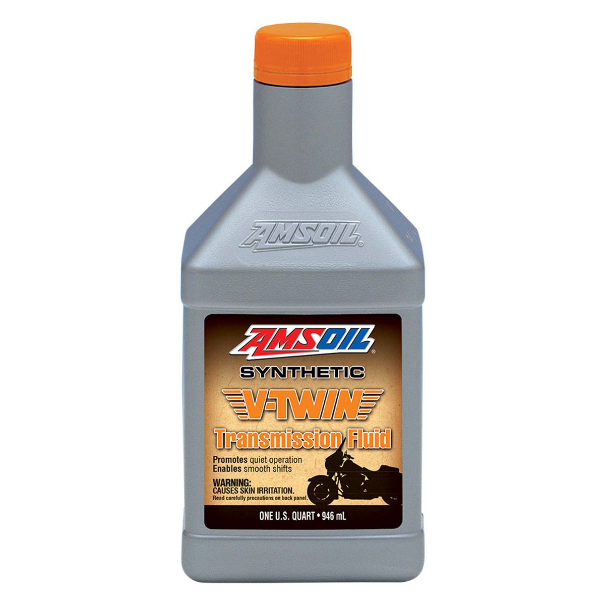 AMSOIL 100% Synthetic V-Twin Transmission Fluid ボトル画像